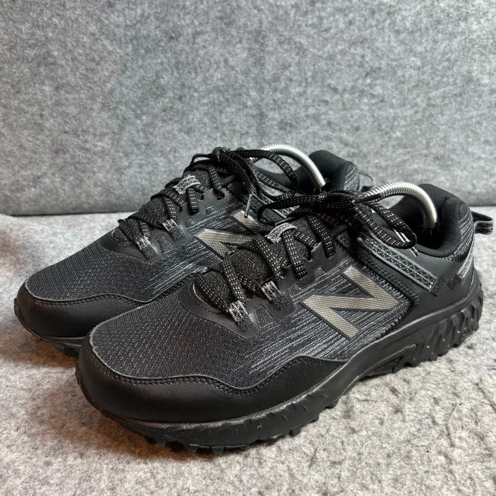 New Balance 410v6 All Terrain Mens Trail Running Shoes Black Grey Size 9.5